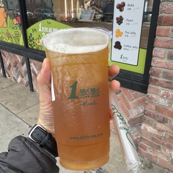 ALittle Tea - Oolong tea with tea jelly - Bubble Tea Near Me - Pasadena, California