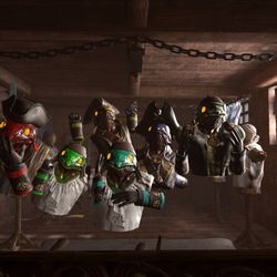 Diablo Escapes - Pirate family posing for a pick in VR