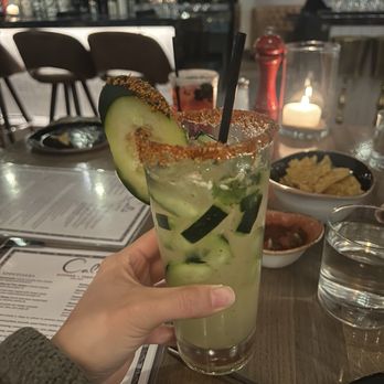 Caló Kitchen + Tequila - Cilantro cucumber - Cocktail Bars Near Me - Costa Mesa, California
