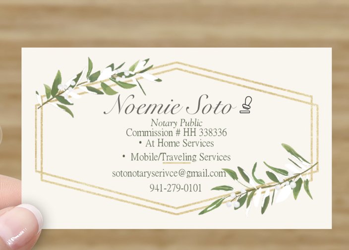 NOEMIE’S NOTARY SERVICE Request a Quote Bradenton, Florida