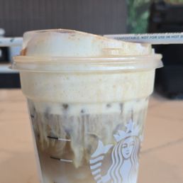 Caramel Macchiato with cold foam Caramel Macchiato with cold foam