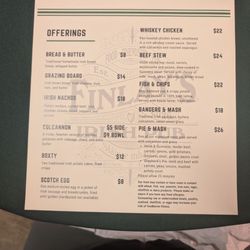 May 2026 food menu