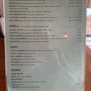 Loqui - Menu - Tacos Near Me - Los Angeles, California Loqui - Menu - Tacos Near Me - Los Angeles, California