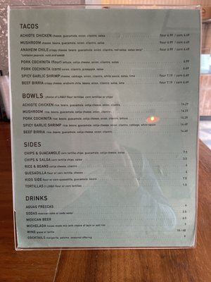 Menu photo 5 Loqui Los Angeles, CA