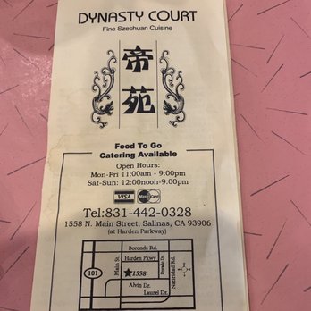Dynasty Court - Chinese Near Me - Salinas, California Dynasty Court - Chinese Near Me - Salinas, California