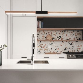 AK Renovations - Terrazzo inspired kitchen remodel in Park Slope, Brooklyn - General Contractors Near Me AK Renovations - Terrazzo inspired kitchen remodel in Park Slope, Brooklyn - General Contractors Near Me
