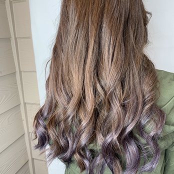 Salon Lujon - Subtle purple ends - Hair Salons Near Me - Fullerton, California Salon Lujon - Subtle purple ends - Hair Salons Near Me - Fullerton, California