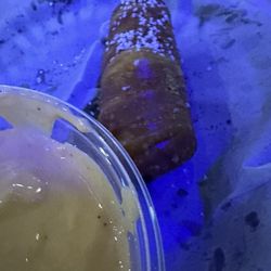 Cocktails Bar and Grill - Big fat pretzel stick with dip... get it