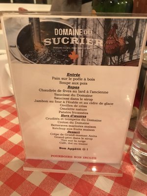 Menu photo 1 Domaine du Sucrier Saint-Boniface, QC
