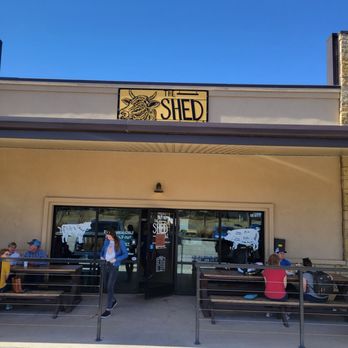 The Shed Market - Outside front from lot - Barbeque Near Me - Abilene, Texas The Shed Market - Outside front from lot - Barbeque Near Me - Abilene, Texas