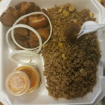 C'est Si Bon Cafe - Griot and jun jun rice tastes so good! - Haitian Near Me - Smyrna, Georgia
