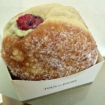 Tous Les Jours - Cream donut (matcha) $4.45 - Bakeries Near Me - Dublin, California