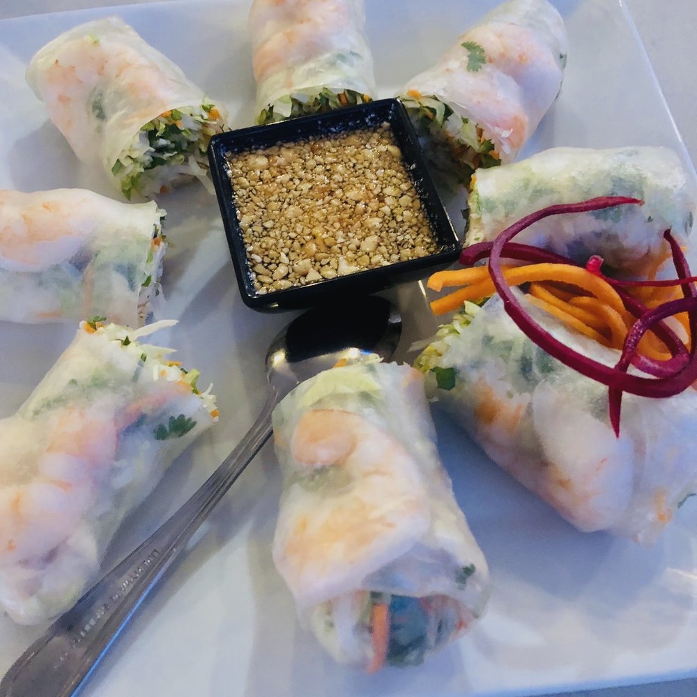 Coconut Cafe - Shrimp spring rolls - Laotian Near Me - Merced, California Coconut Cafe - Shrimp spring rolls - Laotian Near Me - Merced, California