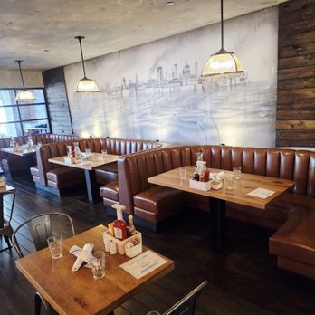 Land & Lake Kitchen - Booths look so comfortable - American Near Me - Chicago, Illinois