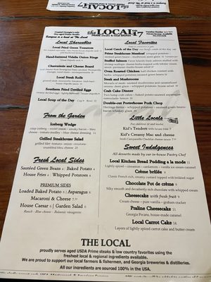 Menu photo 3 The Local on 17 Richmond Hill, GA