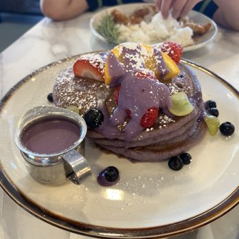 The Hangout - Ube pancakes - Breakfast & Brunch Near Me - Walnut Creek, California The Hangout - Ube pancakes - Breakfast & Brunch Near Me - Walnut Creek, California