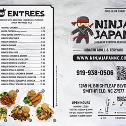 Ninja Japan - Menu