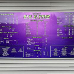 Big Dipper - Menu