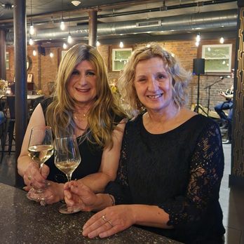 1915 Wine Cellar - Me with delightful and beautiful Elke. - Wine Bars Near Me - Poughkeepsie, New York