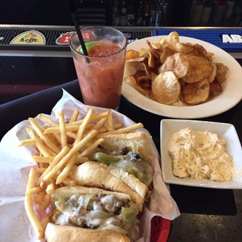 Paragon Bar & Grill - Great Philly cheese steak, house made chips with blue cheese - Bars Near Me - Northridge, California