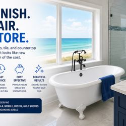 Bath Masters - Mike Tiedman, owner of BathMasters Tub Refinishing, serving the Gulf Coast for 26 years.