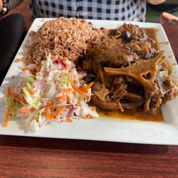 Nadia’s Jamaican Kitchen - Oxtail, coleslaw & Rice & Beans