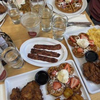 Cracked & Battered - Marina - I had the waffle in the top right corner - Breakfast & Brunch Near Me - San Francisco, California