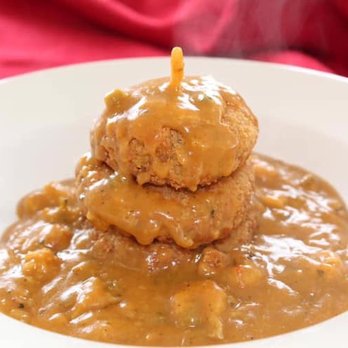 Latte Kaffe - Crab cake stacker with étouffée - Coffee & Tea Near Me - Minden, Louisiana Latte Kaffe - Crab cake stacker with étouffée - Coffee & Tea Near Me - Minden, Louisiana