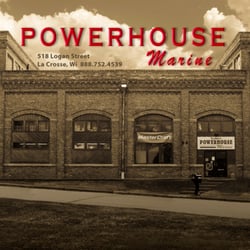 Power House Marine - PowerHouse Marine, housed in a historic, coal powered electricity producer for the old trolley cars in Lacrosse, WI.