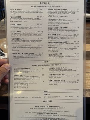 Menu photo 1 Mezza Grille Houston, TX
