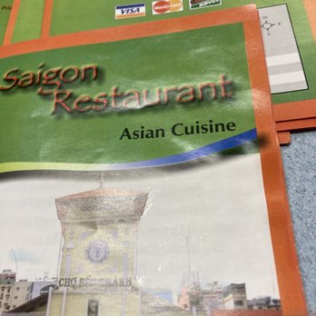 Saigon Restaurant - Menu- duh - Vietnamese Near Me - Tinley Park, Illinois