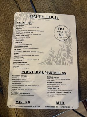 Menu photo 4 American Tapas Bar Fort Lauderdale, FL