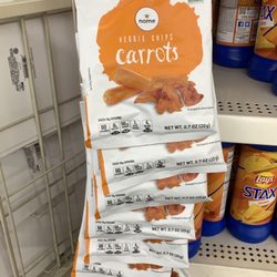 Dollar Tree - Carrot veggie chips