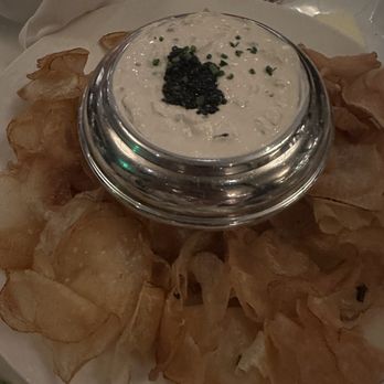 The Capital Grille - Caviar and Caramelized Onion Dip with Housemade Chips. - Steakhouses Near Me - Columbus, Ohio The Capital Grille - Caviar and Caramelized Onion Dip with Housemade Chips. - Steakhouses Near Me - Columbus, Ohio
