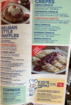 Menu photo 3 The Original Pancake House Oak Lawn, IL