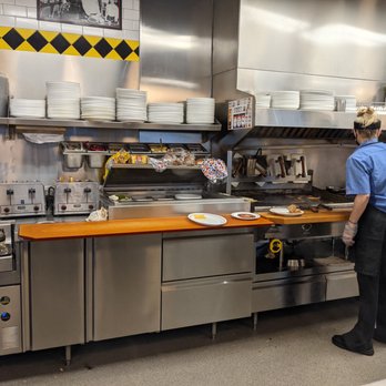 Waffle House - Watching my breakfast being made at at the Waffle House - Diners Near Me - Rayville, Louisiana