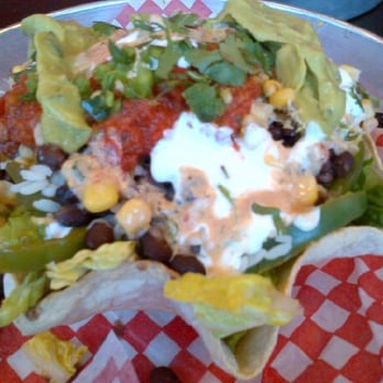 Mucho Burrito Fresh Mexican Grill - Vegetarian Taco Salad w/black beans, veggies, rice, corn & pineapple. - Mexican Near Me - Ottawa, Ontario Mucho Burrito Fresh Mexican Grill - Vegetarian Taco Salad w/black beans, veggies, rice, corn & pineapple. - Mexican Near Me - Ottawa, Ontario