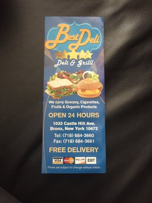 Menu photo 2 Best Deli & Grill Bronx, NY Menu photo 2 Best Deli & Grill Bronx, NY