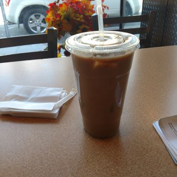 US Bagels - Iced coffee... Light and sweet... Like me. - Bagels Near Me - Valley Stream, New York