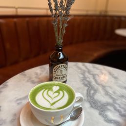 Lavender Matcha Latte