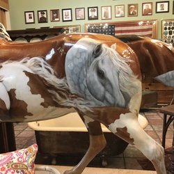 Country Friends Antiques - Horse behind art
