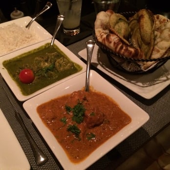 Rasika - Mixed naan bowl, tikka masala, and mint chicken something... All delicious! - Indian Near Me - Washington, DC, District of Columbia Rasika - Mixed naan bowl, tikka masala, and mint chicken something... All delicious! - Indian Near Me - Washington, DC, District of Columbia