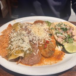 Chile Relleno & Enchilada Combo