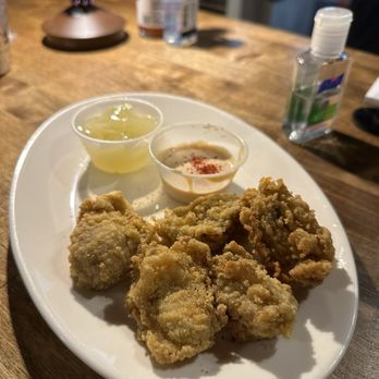 Kjun - Fried Cornmeal Crusted Oysters - Korean Near Me - New York, New York Kjun - Fried Cornmeal Crusted Oysters - Korean Near Me - New York, New York