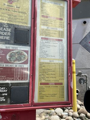 Menu photo 1 Arsenio's Mexican Food Tulare, CA