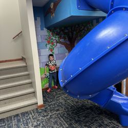 Advanced Dental Care - Slide for the kids in the playroom