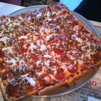 Ti Amo - Deep dish Sicilian Meat Lovers Pizza... Enough said. - Italian Near Me - Hurst, Texas Ti Amo - Deep dish Sicilian Meat Lovers Pizza... Enough said. - Italian Near Me - Hurst, Texas