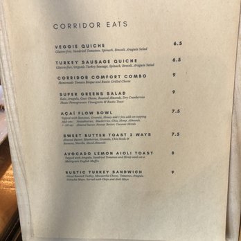 Corridor Flow - Menu - Coffee & Tea Near Me - Lomita, California Corridor Flow - Menu - Coffee & Tea Near Me - Lomita, California