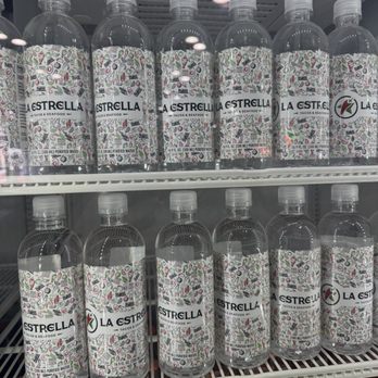 Taqueria La Estrella - they have their own water brand! sick! - Latin American Near Me - Manteca, California