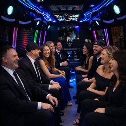 Northwest Limousine & Party Bus - Party Bus interior led lighting